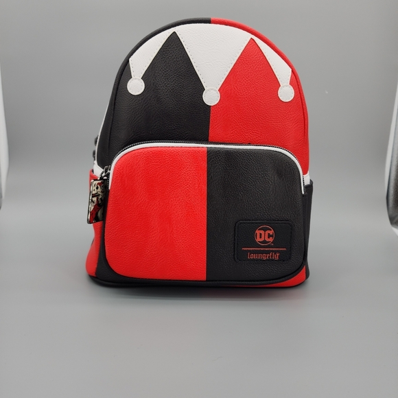 Loungefly DC Batman Harley Quinn GameStop Exclusive 30th Anniversary Backpack - Picture 1 of 5